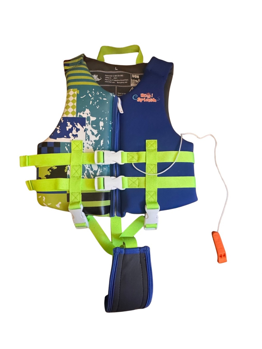 Hey Splash Kids Swimming Vest Buoyancy Aid Size L 6 to 9 Years